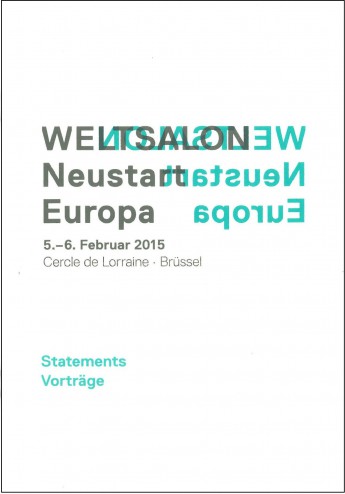 WELTSALON Neustart Europa - Dr. Christina E. Zech - Reader